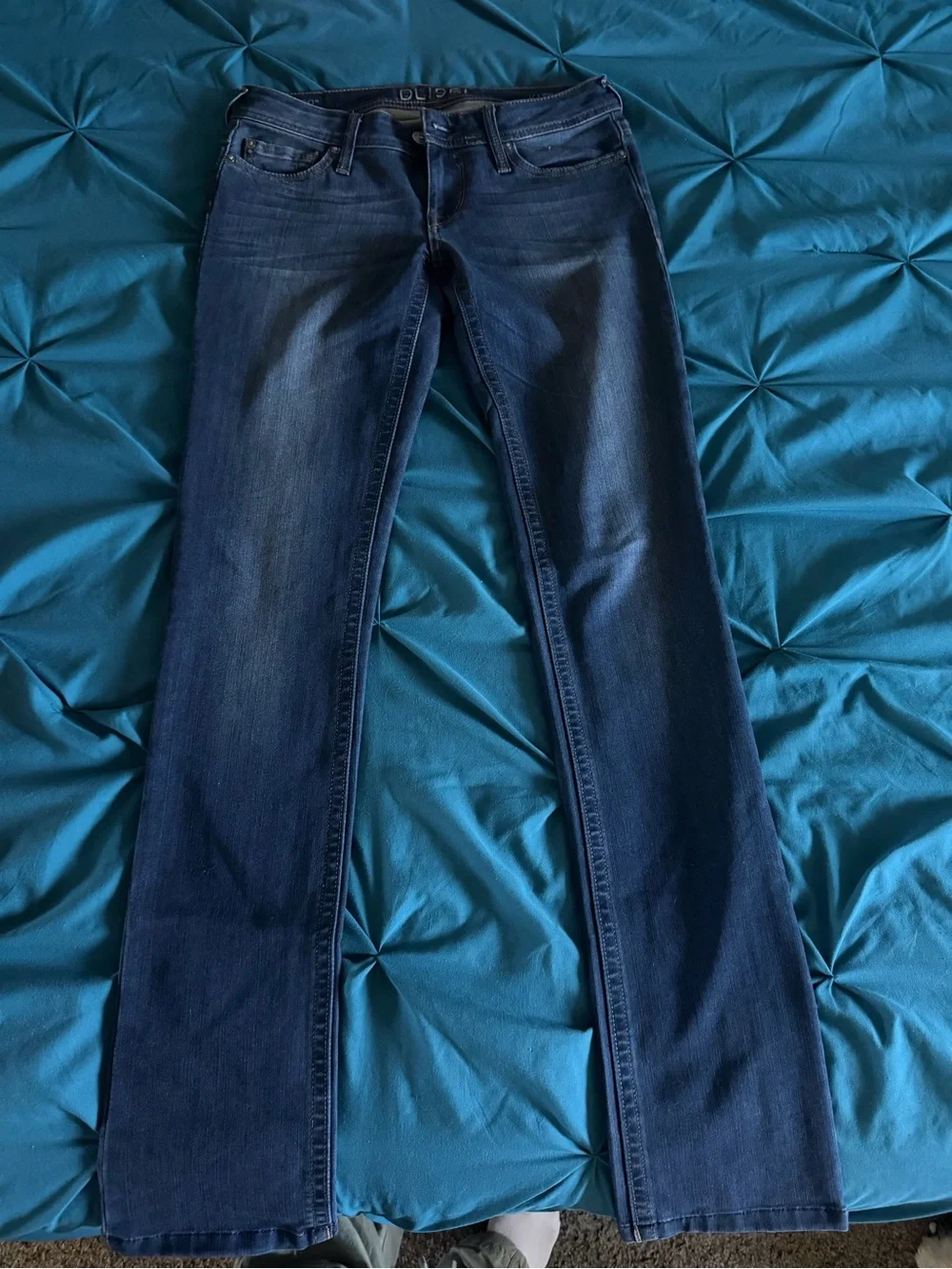 DL1961 Dark Blue Women's Straight-Leg Jeans